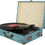 Thumbnail: Record Player Vintage 3-Speed Bluetooth Vinyl Turntable with Stereo Speaker, Be