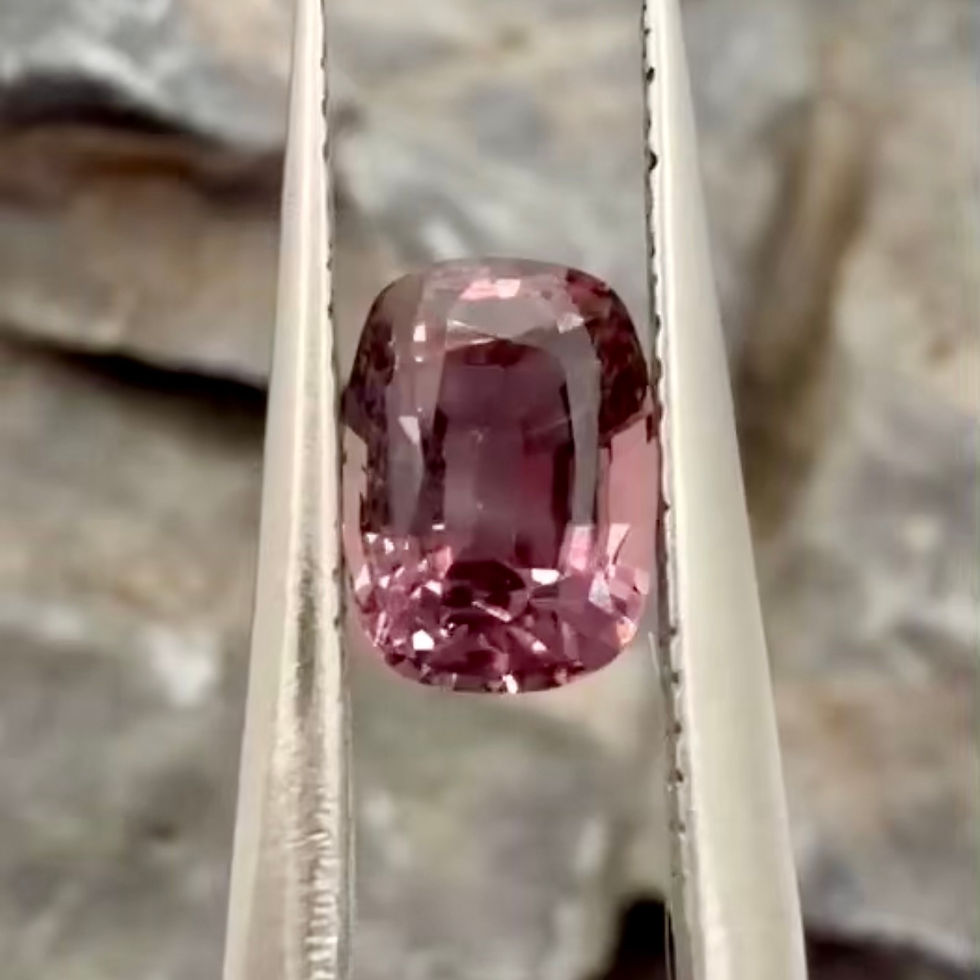 Thumbnail: AIG Certified 1.03Ct Natural Unheated Rare Color-Changing Purple Red Sapphire 