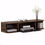 Thumbnail: Tribesigns Rustic Wall Mounted Media Console with Door, Floating TV Shelf TV St