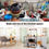 Thumbnail: Costway 4-Tier Vintage Kitchen Baker's Rack Utility Microwave Stand W/ Basket &