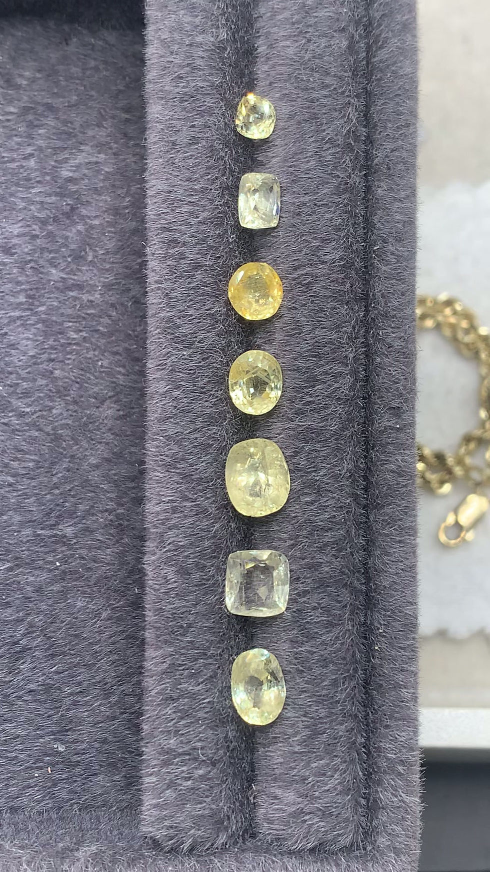 Thumbnail: 8.2 Carats Natural Unheated Yellow Sapphire Collection
