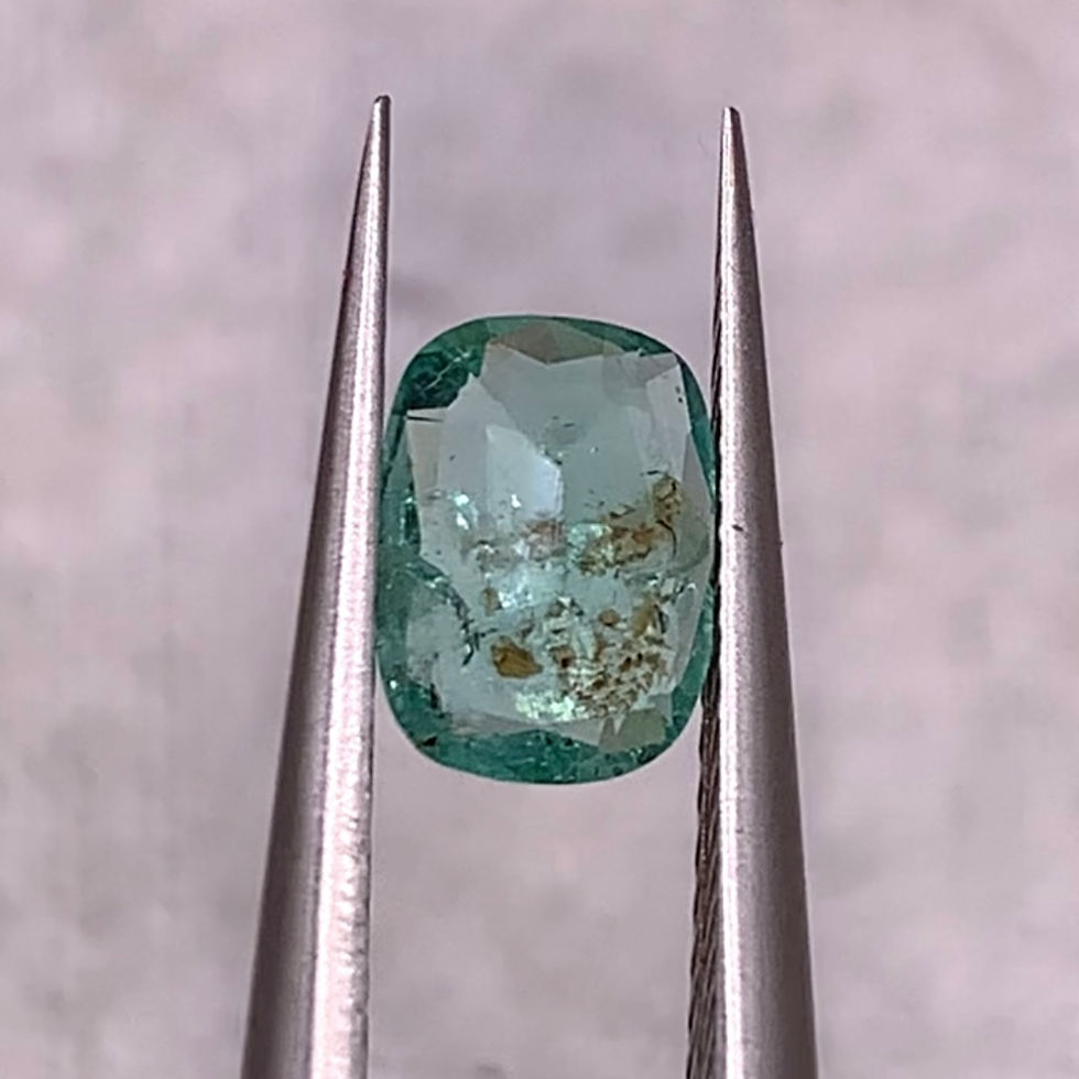 Thumbnail: 0.74Ct Natural Rare Vivid Green Emerald