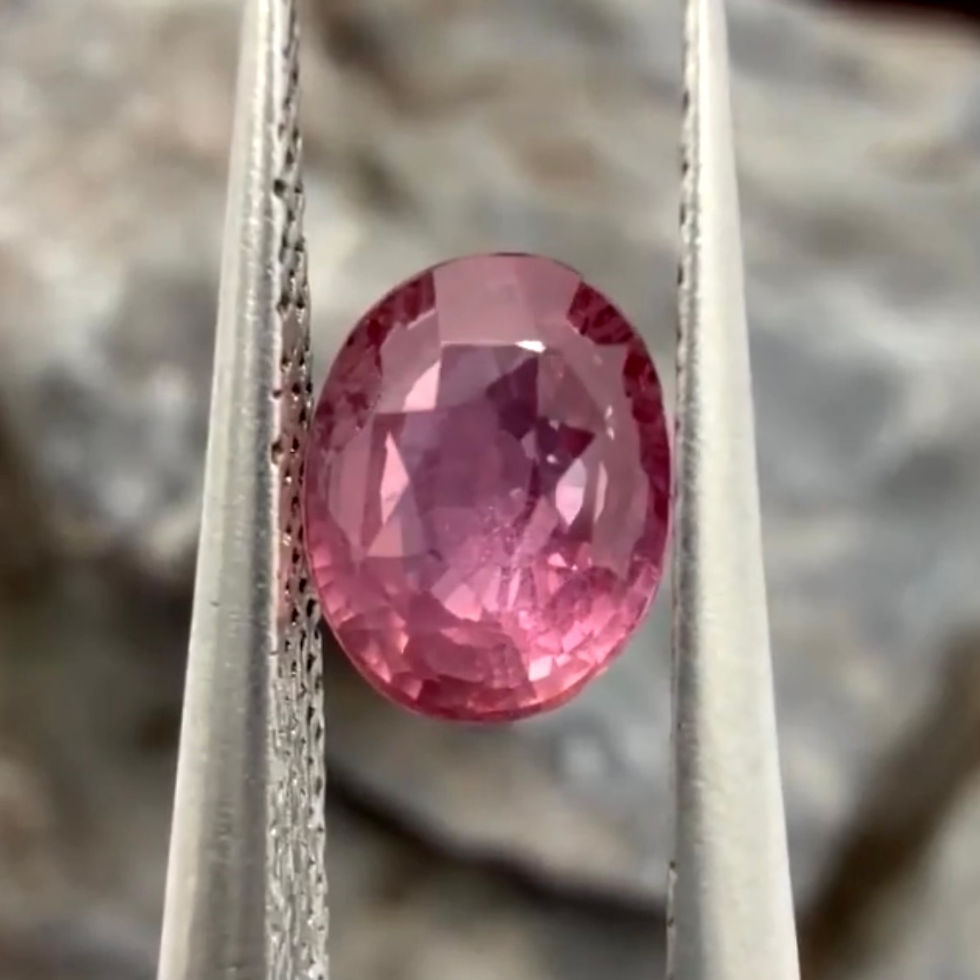 Thumbnail: 1.02Ct Natural Unheated Rare Padparadscha Sapphire