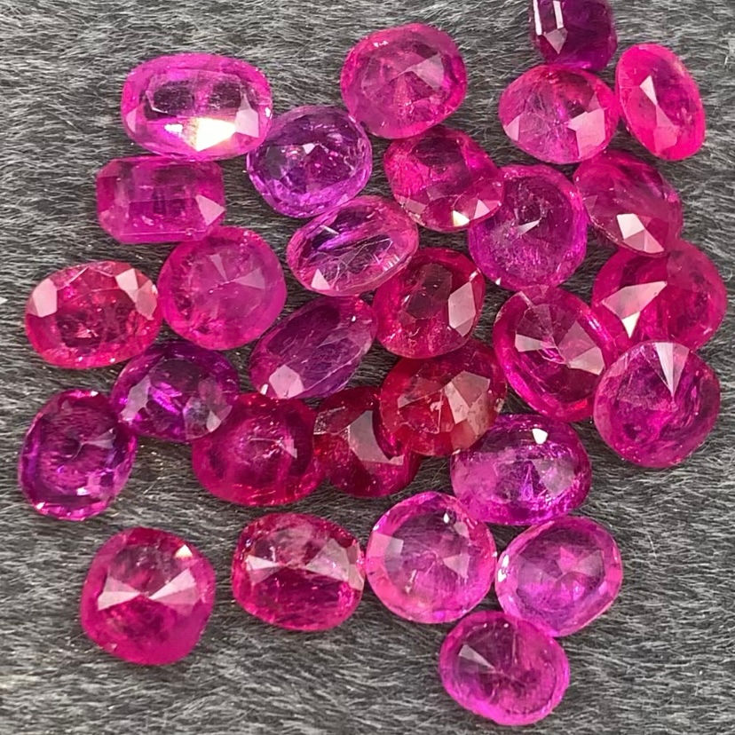 Thumbnail: 21Ctw Natural Unheated Blood Red Afghan Ruby Collection