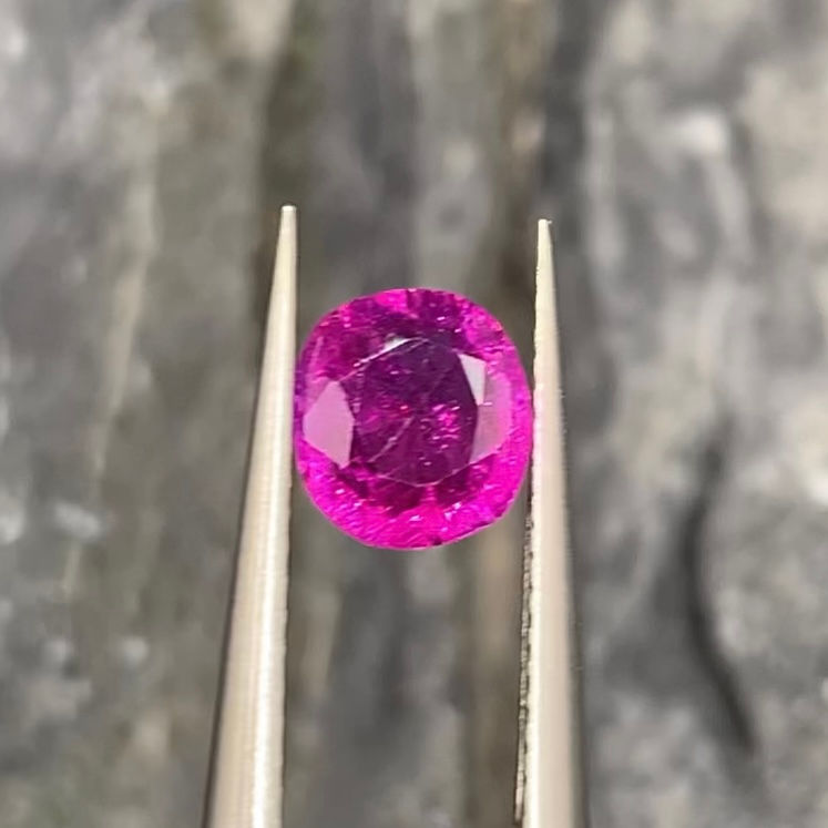 Thumbnail: 0.95Ct Natural Unheated Pinkish Red Rare Afghan Ruby