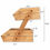 Thumbnail: G.a HOMEFAVOR Bamboo Fruit Stand Basket,2-Tier Bamboo Countertop Fruit Stand fo