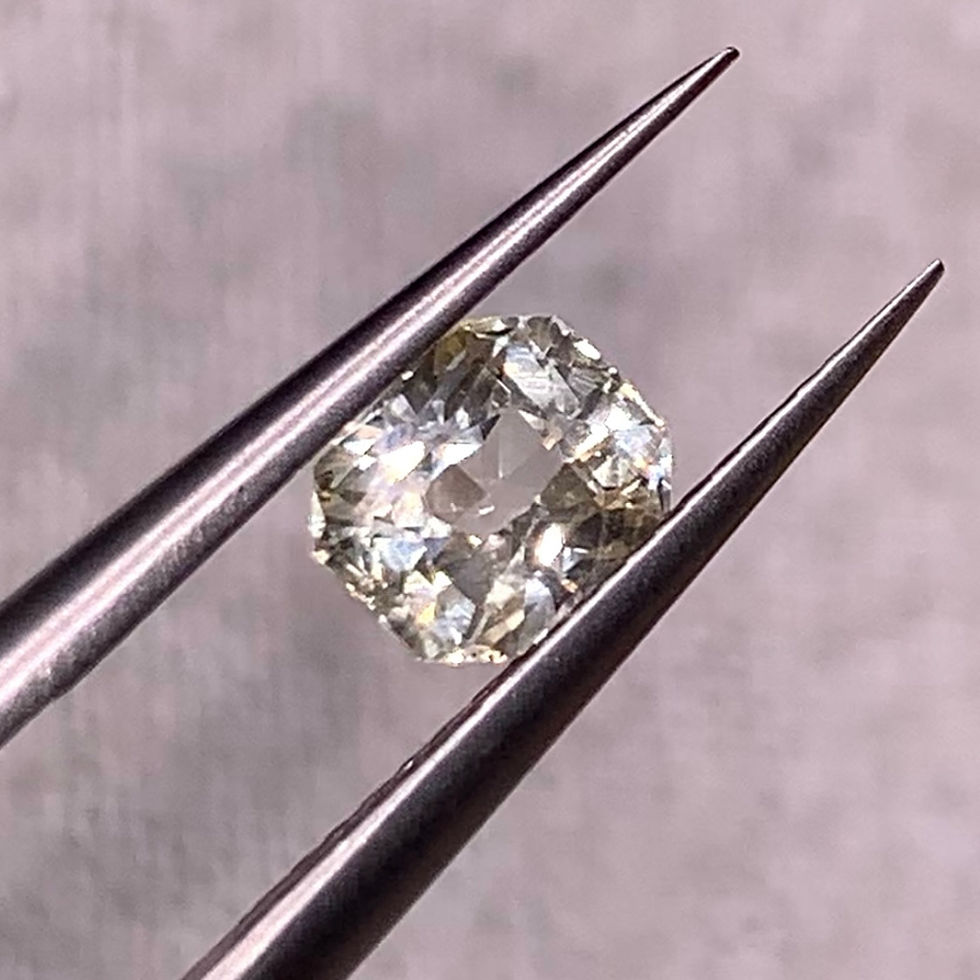 Thumbnail: 1.02Ct Natural Unheated Rare White Sapphire From Sri Lanka