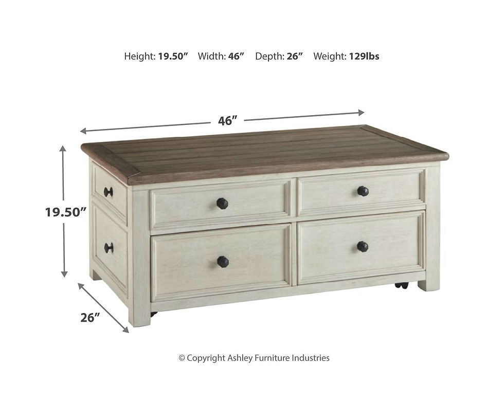 Thumbnail: Signature Design by Ashley Bolanburg Lift Top Cocktail Table