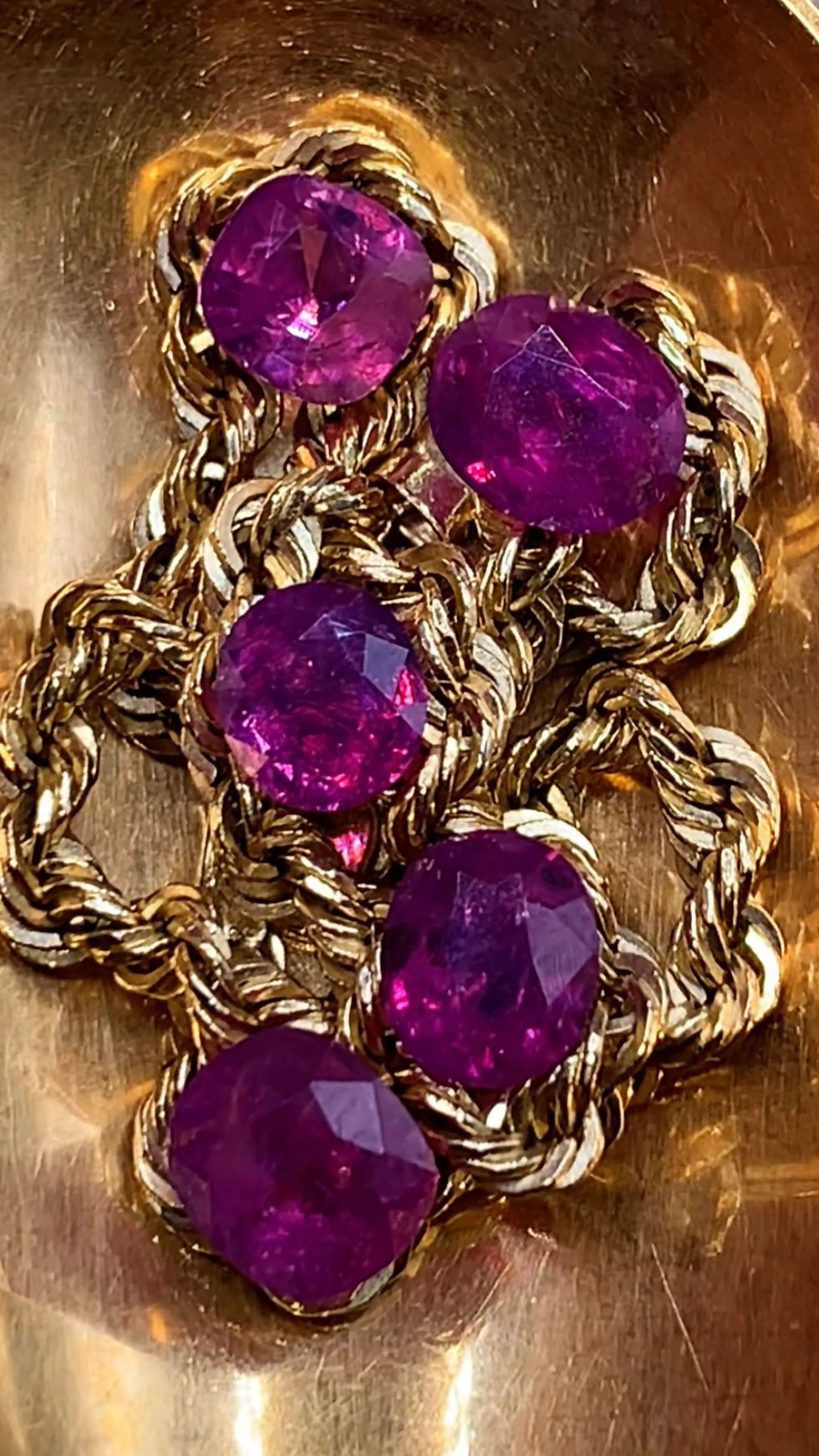 Thumbnail: 5.15 Carats Natural Unheated Rare Sovereign Kashmir Ruby & Sapphire Collection 