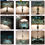 Thumbnail: Floor Lamp Tiffany Torchiere LED Uplight 66" Tall Industrial Bronze Pole Vintag