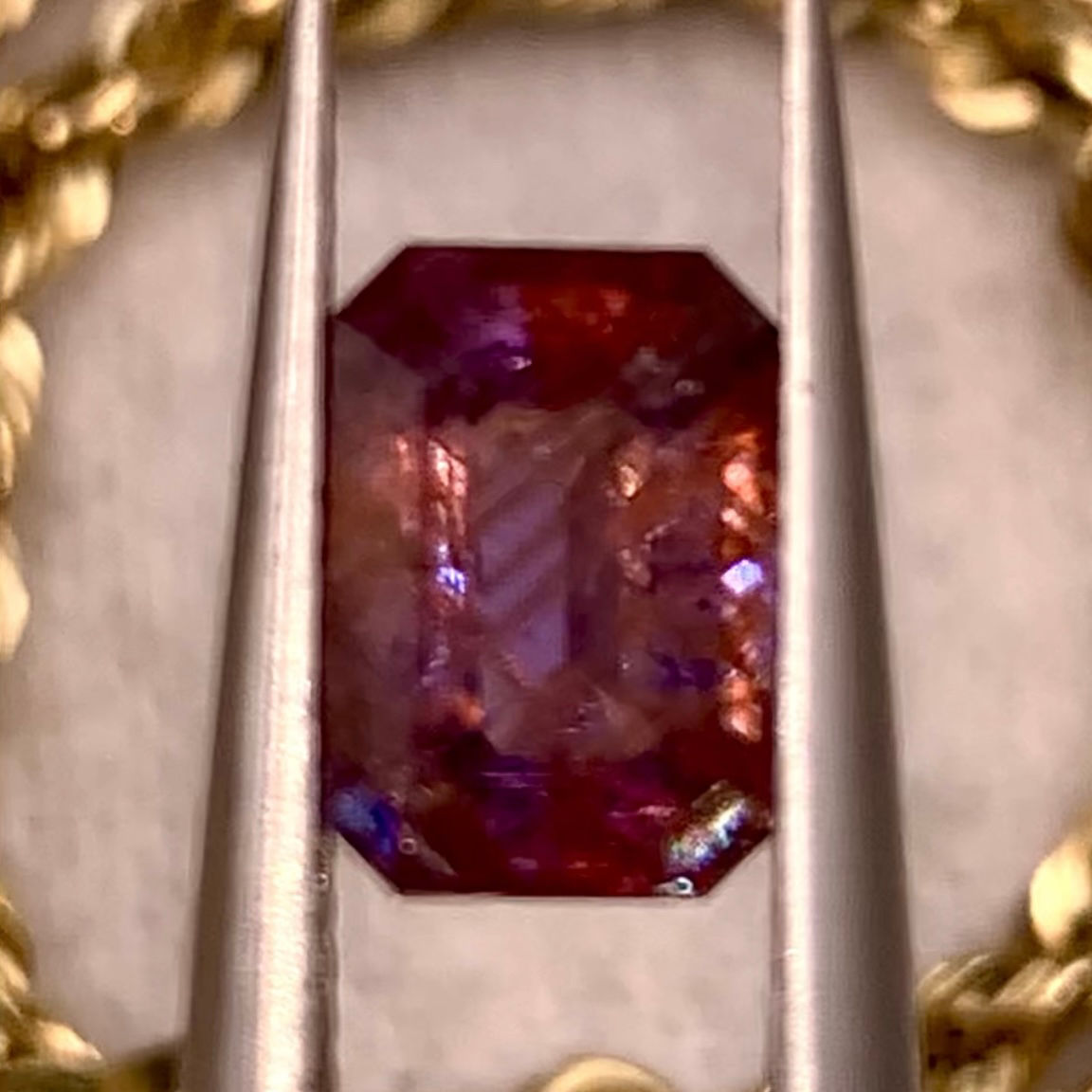 1.87Ct Natural Unheated Rare Color Changing Sapphire
