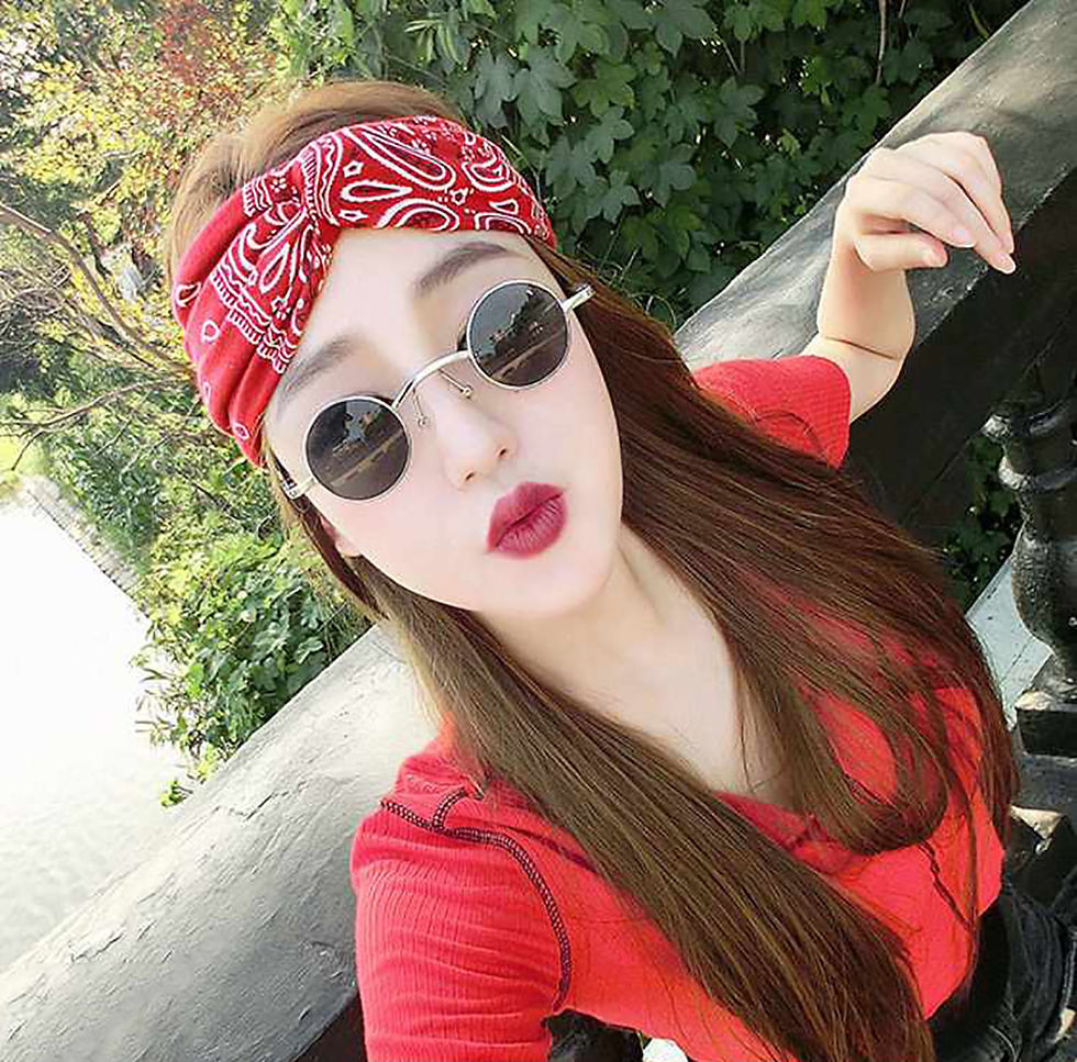 Thumbnail: 4PCS Boho Headbands for Women,Kapmore Vintage Bandana Flower Printed Head Wrap 
