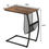 Thumbnail: Gymax C-shaped End Side Sofa Table Vintage Accent Snack Laptop Tablet with Side