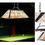 Thumbnail: Wellmet Tiffany Art Acrylic Vintage 3-Light Pool Table Light Pendant Chandelier