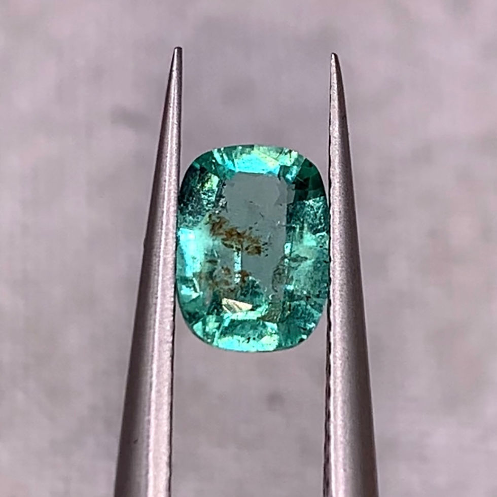 Thumbnail: 0.74Ct Natural Rare Vivid Green Emerald