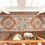 Thumbnail: Willowbrook Torri Medallion Bohemian Botanical Red-Rust 2'3" x 7'3" Runner Flat