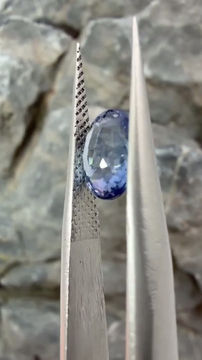 Thumbnail: 1.51Ct Natural Unheated Classic Cornflower Blue Sapphire