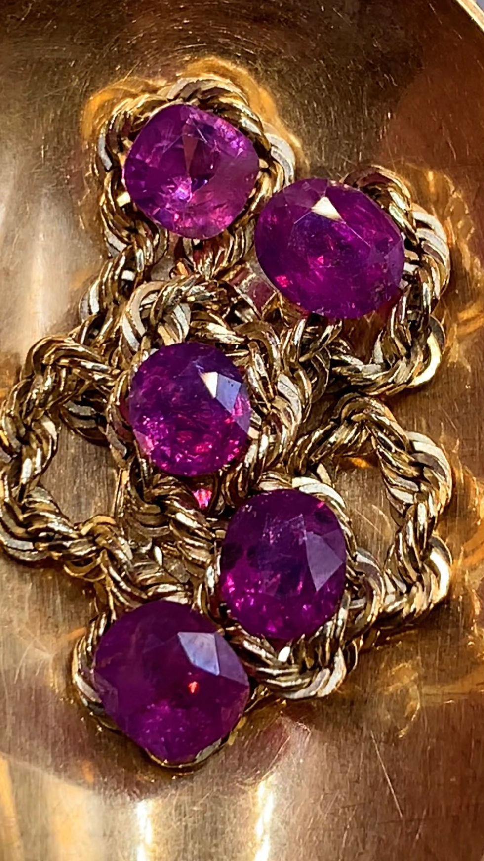 Thumbnail: 5.15 Carats Natural Unheated Rare Sovereign Kashmir Ruby & Sapphire Collection 