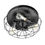 Thumbnail: 15.74" Metal Ceiling Light Cage Flush Mount Industrial Vintage Style 3-Light Ru