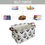 Thumbnail: Large Collapsible Storage Baskets with Handles, Rectangular Laundry Hamper, Wat