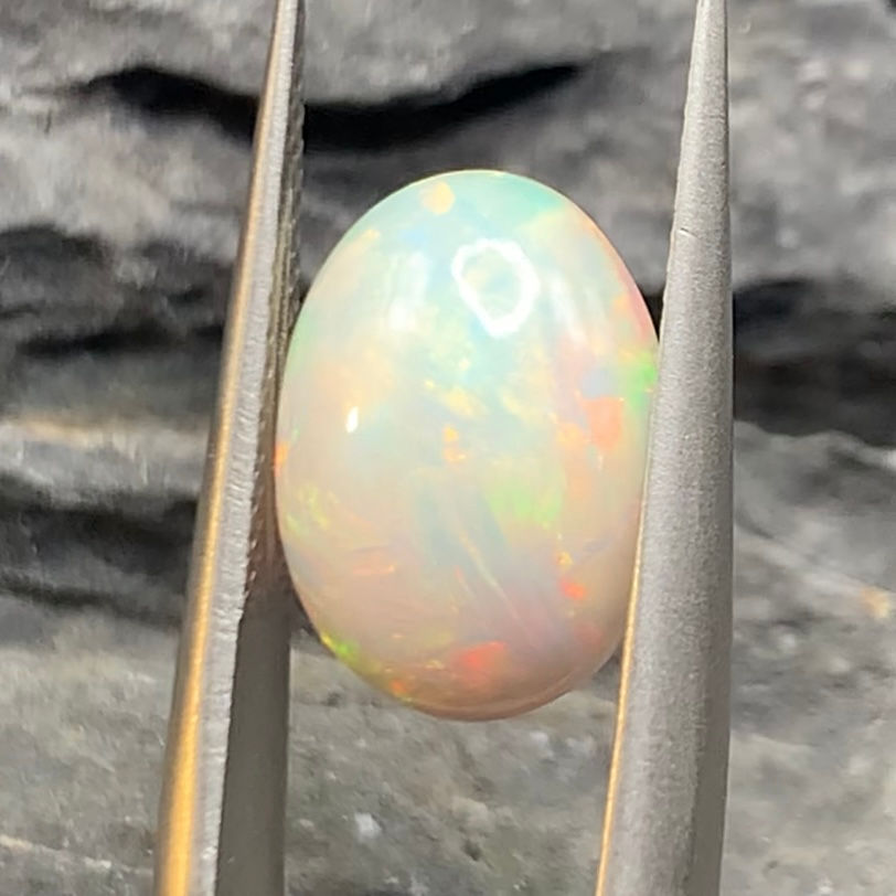 Thumbnail: 2.06Ct Natural Untreated Ethiopian White Pristine Opal