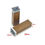 Thumbnail: 70 pcs Vintage Wooden Rubber Alphabet Letter Number And Symbol Stamps Set For D