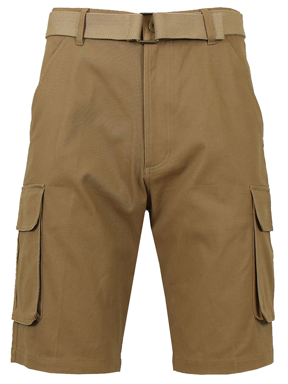 Thumbnail: Mens Vintage Utility Cotton Cargo Shorts With Belt