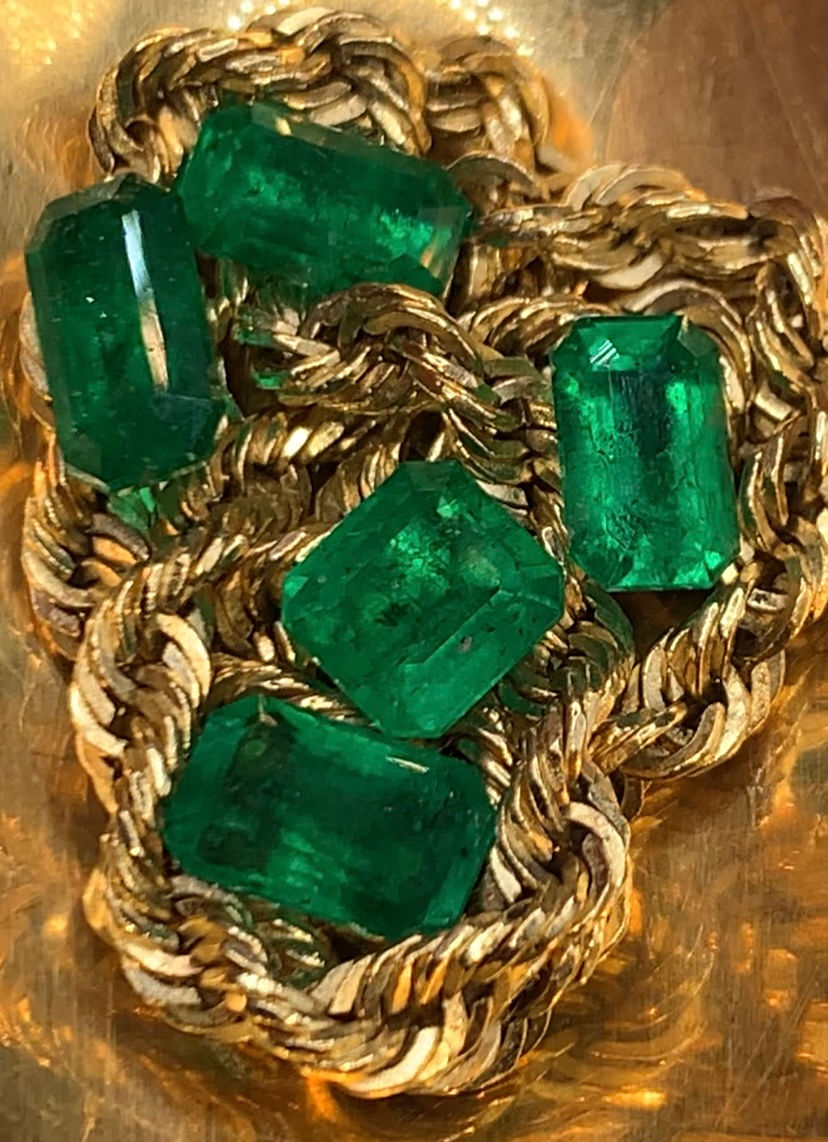 Thumbnail: 3.1Ctw Natural Vivid Green Swat Emerald Collection