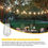 Thumbnail: 26ft Solar String Lights Outdoor Hanging with 20 Vintage Edison Shatterproof Bu