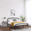 Thumbnail: SamyoHome Queen Size Metal Bed with Headboard, Footboard, No Box Spring Needed,