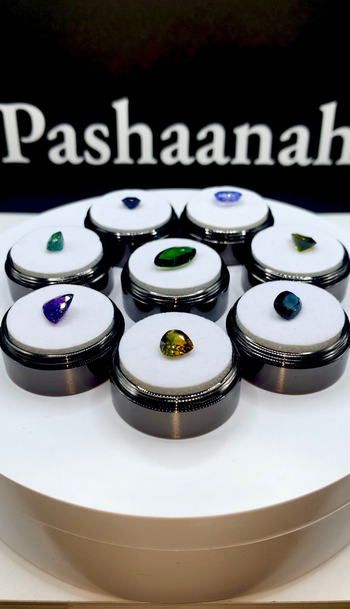 15.34Ctw Natural Rare Sapphire Collection (8 Pieces)