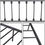 Thumbnail: Victorian Vintage Style Platform Metal Bed Frame Foundation Headboard Footboard