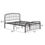 Thumbnail: Ktaxon Vintage Style Platform Metal Bed Frame Foundation Headboard Footboard He