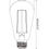 Thumbnail: 6 Pack Bioluz LED Pendent Light Bulbs, 60 Watt Replacement with Antique Vintage