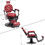 Thumbnail: BarberPub Vintage Barber Chair Heavy Duty Metal Frame Hydraulic Recline Salon B