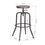Thumbnail: FurnitureR Bar & Counter Stool (Set of 2) Swivel Height Adjustable Backless, Vi