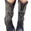 Thumbnail: Women's Casual Cowboy Boots Mid Calf Vintage Pull On Cowgirl Low Block Shoes