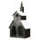 Thumbnail: Holiday Time Metal Church Christmas Table Top Decoration, 6" x 13"