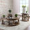 Thumbnail: Furniture of America Joss Rustic Round Wood Coffee Table in Oak