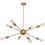 Thumbnail: 12 Lights Modern Pendant Lighting Industrial Vintage Sputnik Chandeliers Ceilin