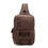 Thumbnail: Sling Bag Crossbody Shoulder Chest Rucksack Vintage Urban Outdoor Travel Backpa