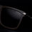 Thumbnail: Alpine Swiss Mens Polarized Sunglasses Classic Retro Square Vintage Sun Glasses