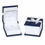 Thumbnail: 1-1/2 Carat T.G.W. Moissanite 10k White Gold Vintage Bridal Set