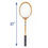Thumbnail: Crown Sporting Goods Vintage Wooden Badminton Set | Classic Outdoor Lawn Game F