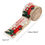 Thumbnail: 16.4ft Christmas Wired Burlap Ribbon Vintage Truck for Christmas Tree Crafts Fl