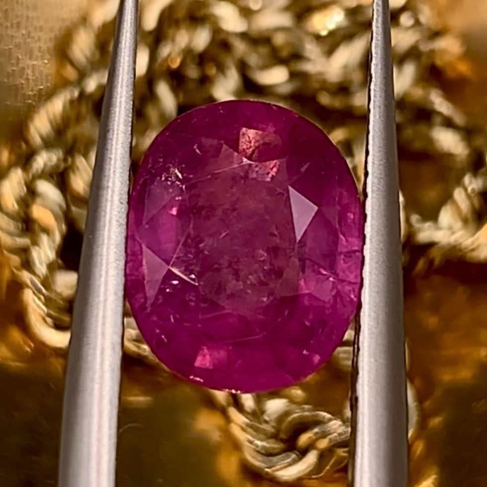 Thumbnail: 2.87Ct Natural Pinkish-Red Mozambican Ruby