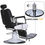 Thumbnail: BarberPub Heavy Duty Metal Vintage Barber Chair All Purpose Hydraulic Recline S