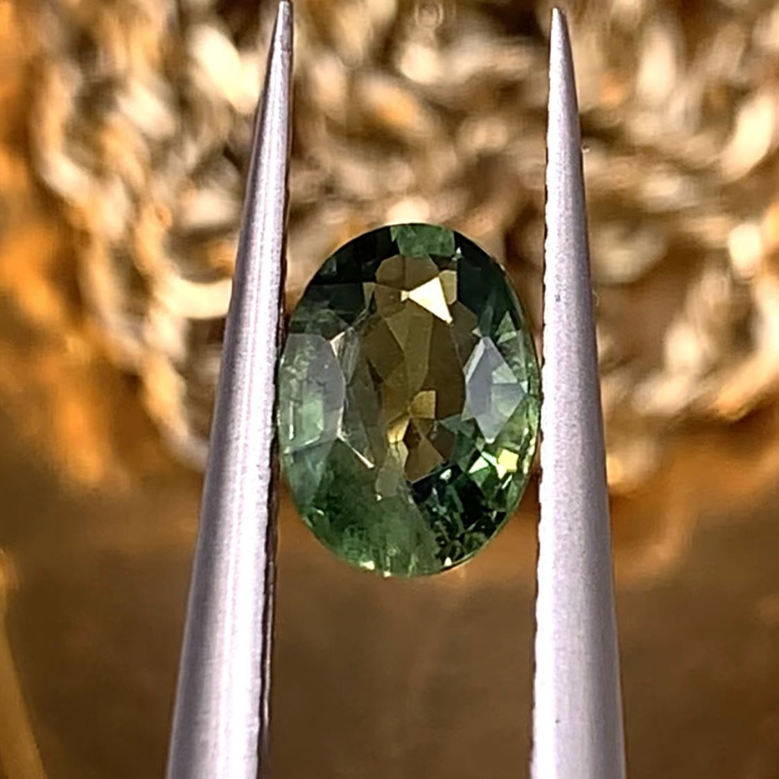 1.03Ct Natural Exquisite Green Sapphire From Madagascar