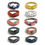 Thumbnail: 10 Pack Boho Headbands for Women Vintage Flower Printed Criss Cross Elastic Hea