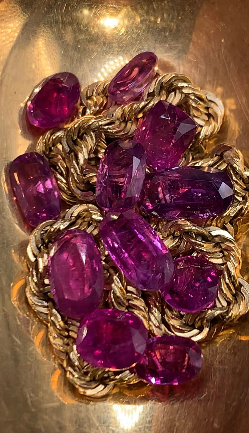 Thumbnail: 8.4Ctw Natural Rare Velvet Pink Kashmir Collection